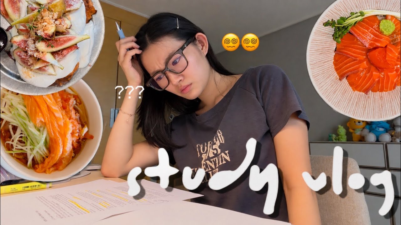 going back to pen and paper (study vlog)