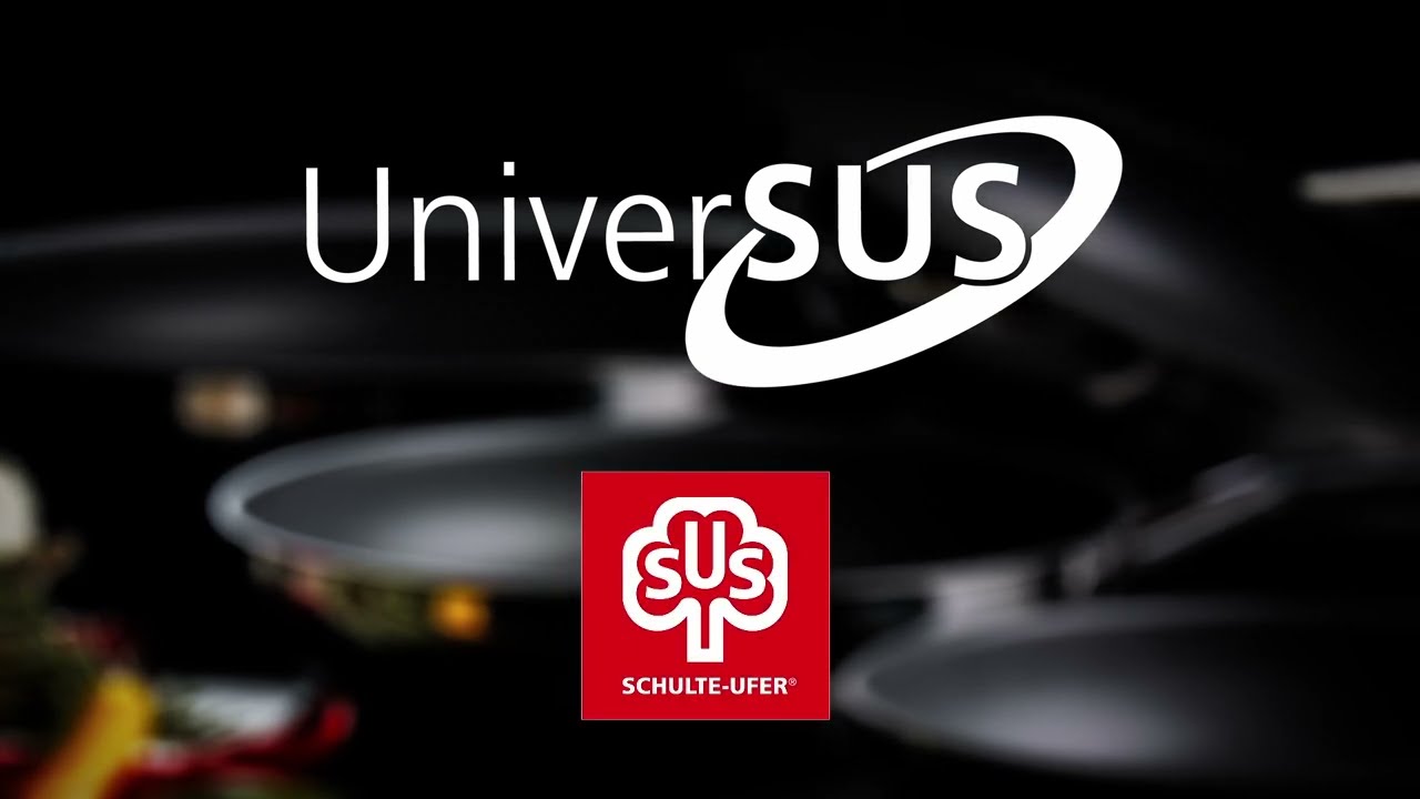 Schulte-Ufer UniverSUS Pfanne, Schmorpfanne und Wok - Um Welten besser als beschichtet