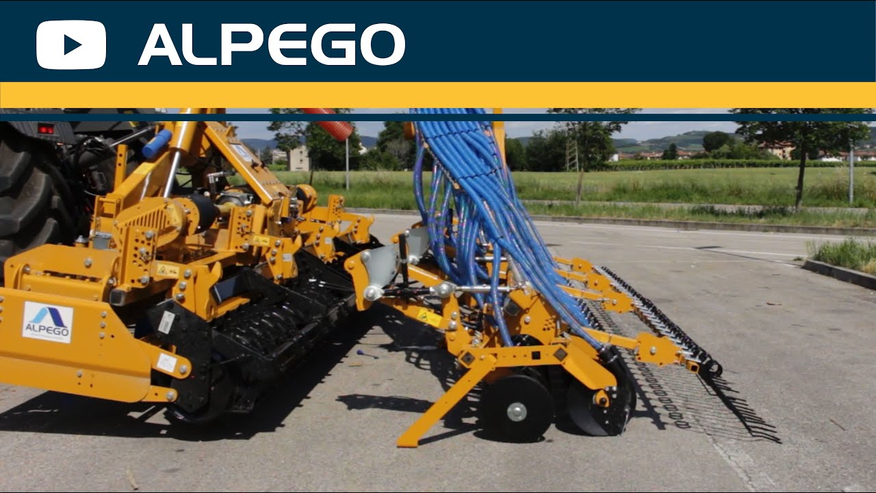 ALPEGO Rubber seeding bar release - Folding version