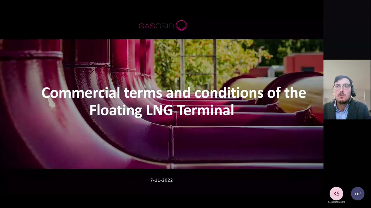 Webinar on the floating LNG terminal rules, Nov 7 2022