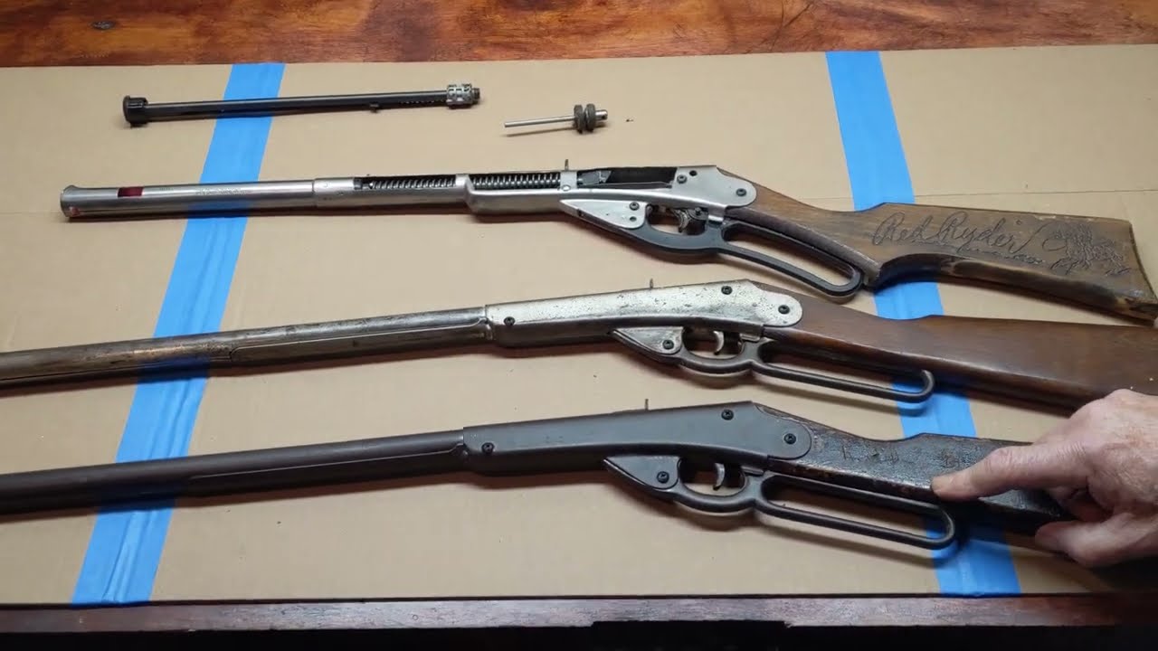 1930's Daisy Model 27 reverse cocking BB gun disassembly and reassembly