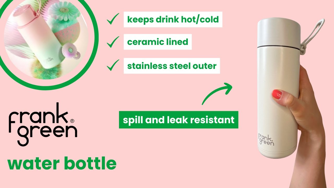 FRANK GREEN Water Bottle Unboxing & Spill Test | Is It Truly Spill & Leak Resistant?