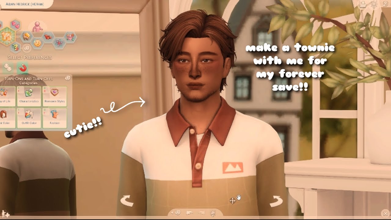 Creating a Realistic Male Townie for My Forever Save | The Sims 4 CAS