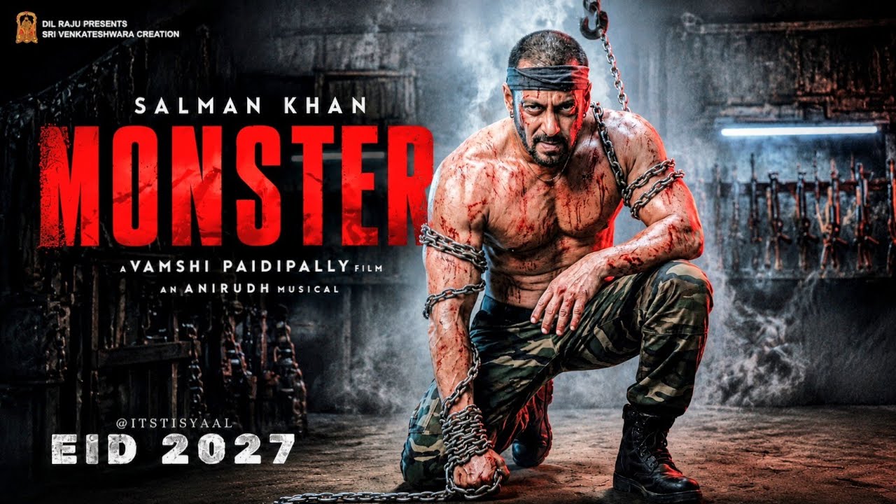Monster: Official Teaser | Salman Khan, Nayanthara | Vamshi Paidipally | Eid 2027