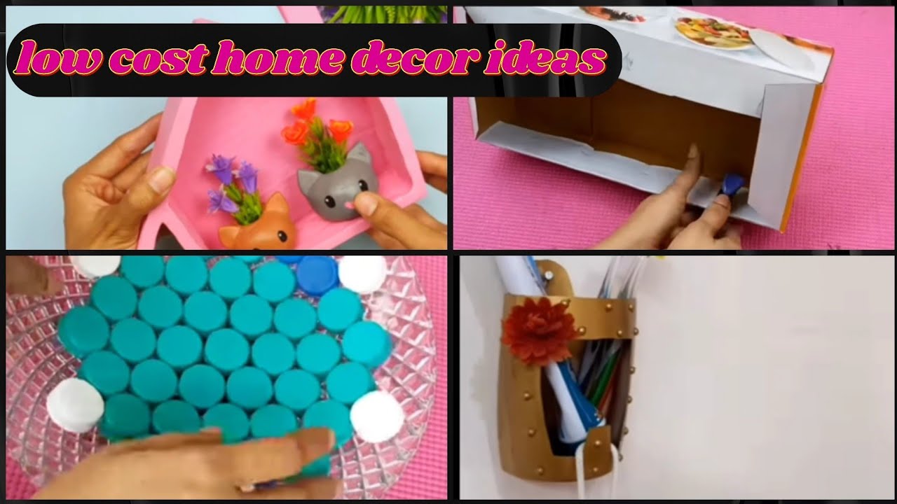 Low cost home decor and organizing ideas.