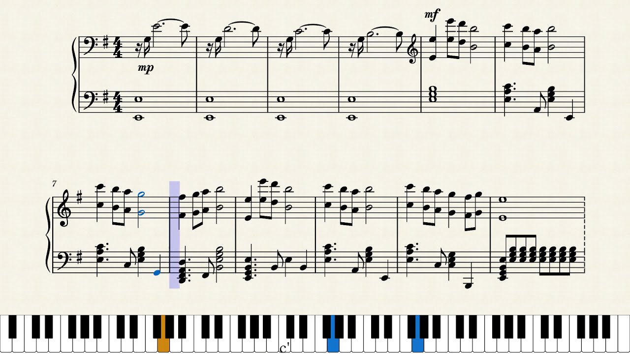 Autumn Voyage - Runescape (Piano Solo Tutorial)