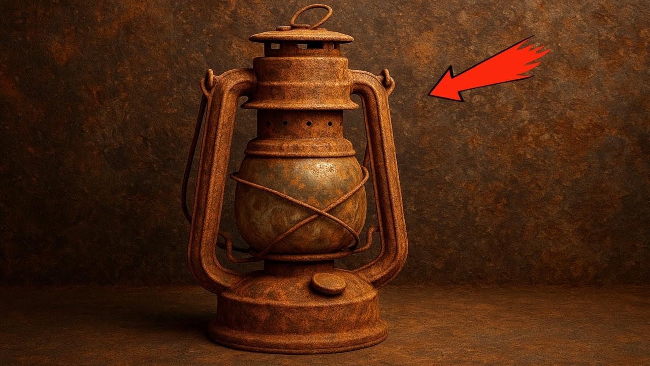 Centuries-Old Rusty Lantern Fully Restored to Its Original Glory!”