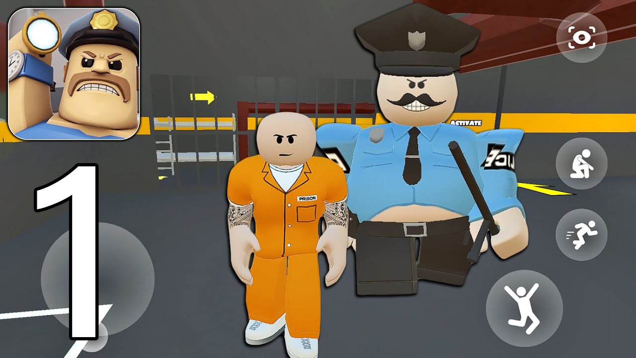 Barry Prison Escape Obby! Gameplay Walkthrough Part 1 (Android, iOS)