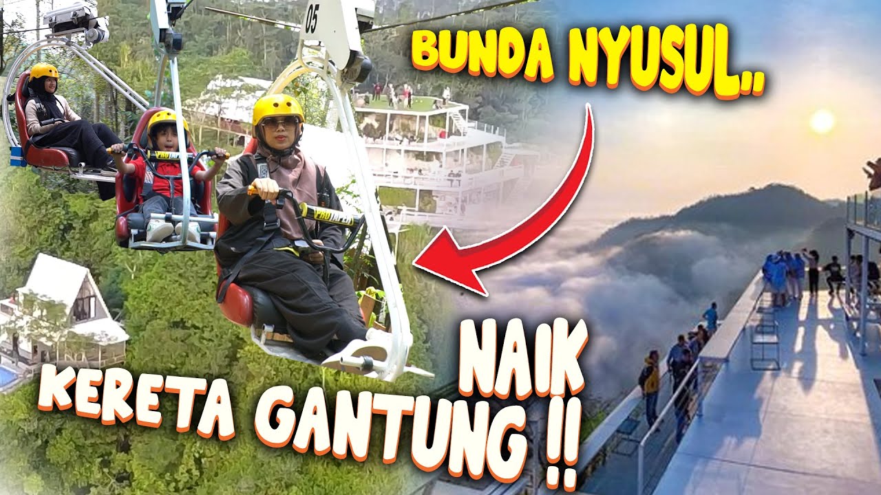 KERETA GANTUNG TUMPENG MENOREH.. SATU-SATUNYA DI DUNIA..?! WOW..!!