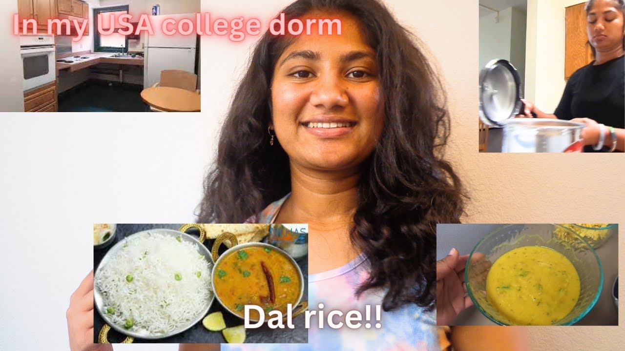 Cooking Indian food in my USA college dorm| easy way for students!