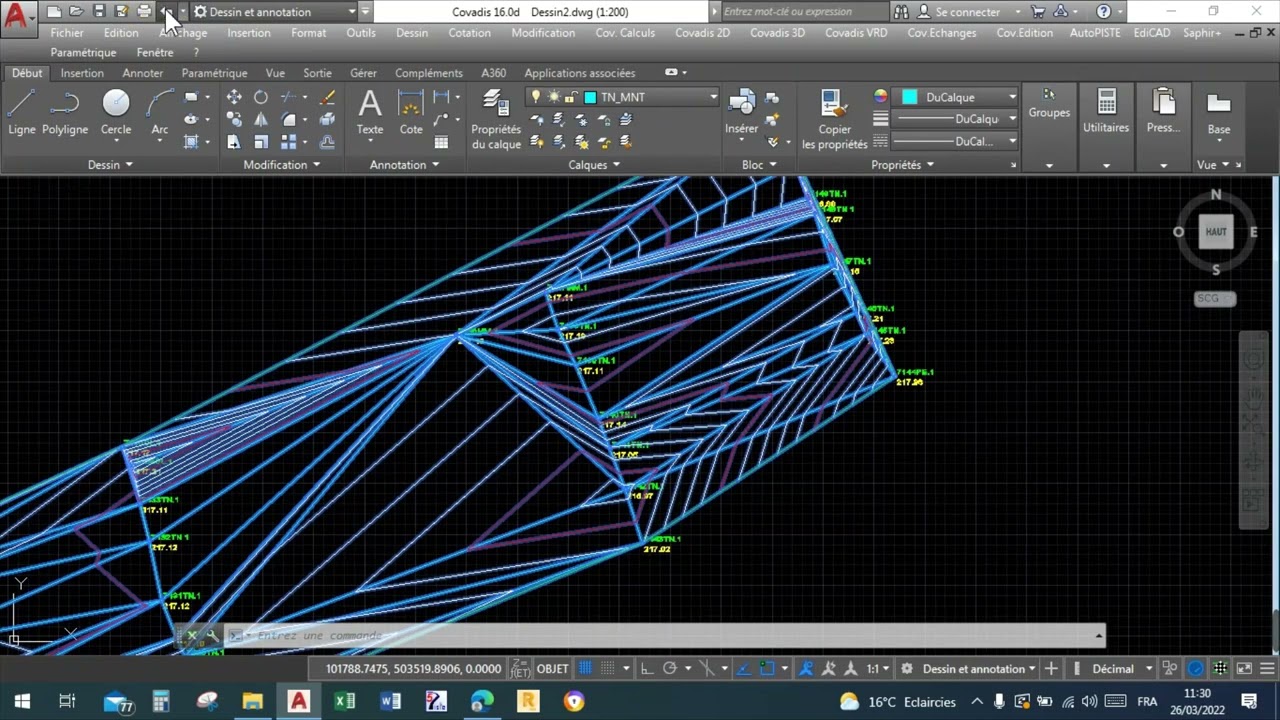 COVADIS 16 :  CREATION D'OBJET MNT PAR ASSISTANT
