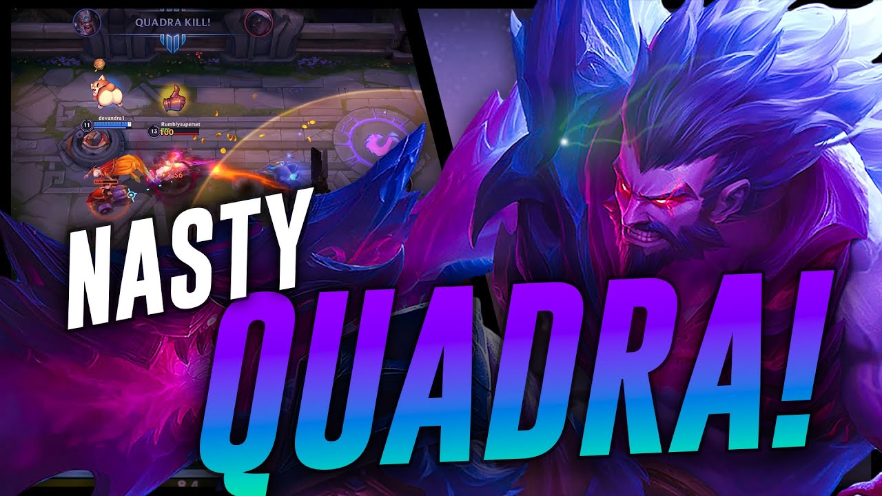 WILD RIFT | GETTING THAT NASTY QUADRA!! | Tryndamere Gameplay