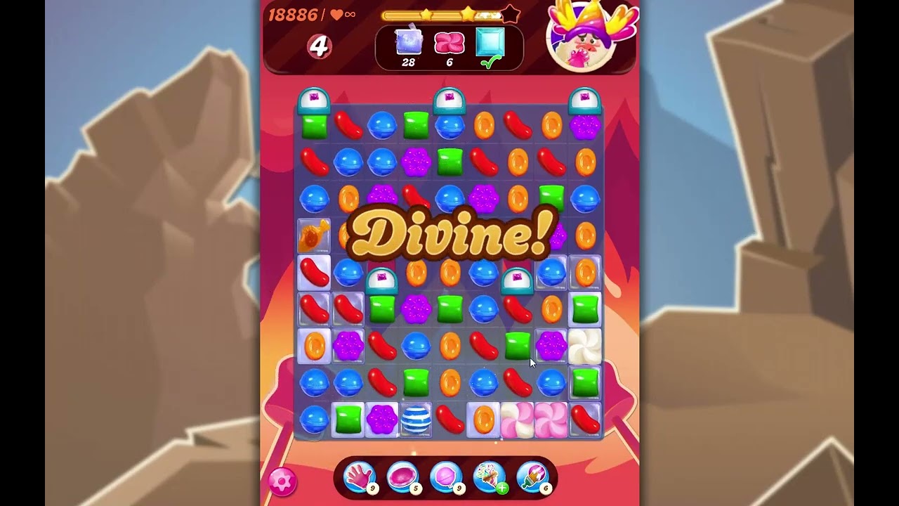 Candy Crush Saga Level 18886