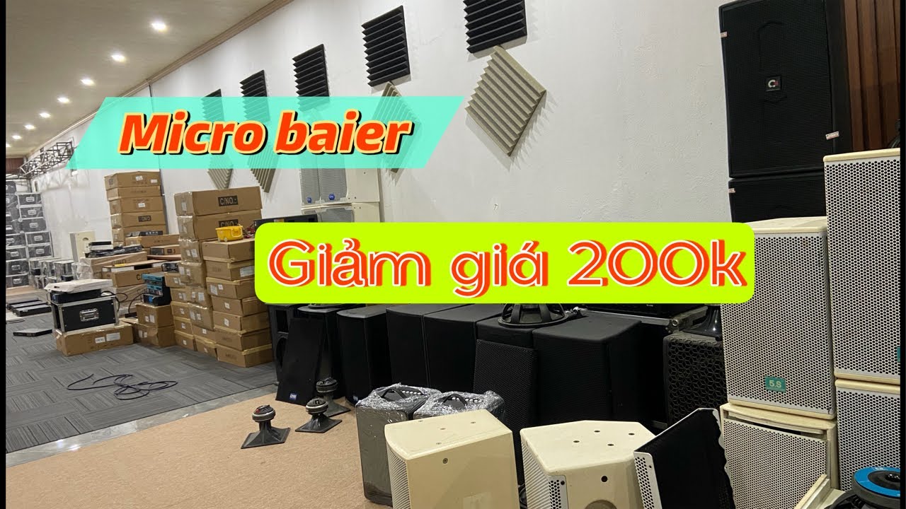giảm giá 200k micro baier,vang số x10 chạy ic PCM cao cấp ☎️0846,396,333