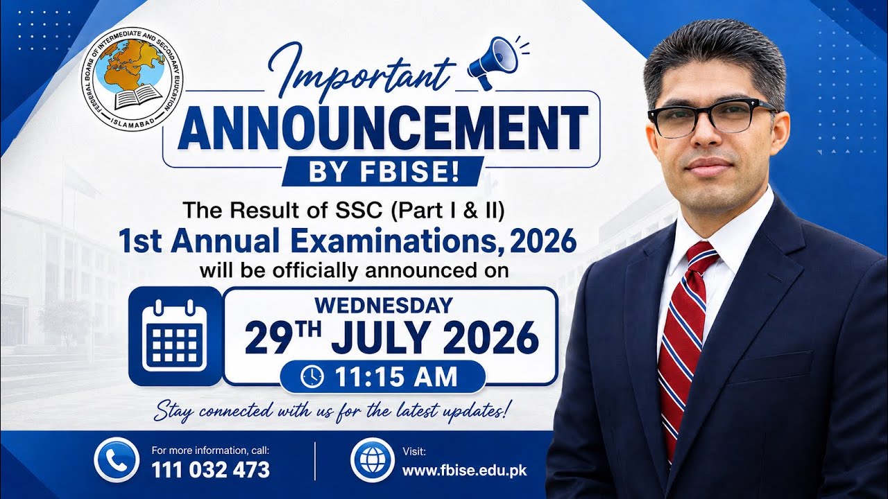 SSC Result 2026 FBISE