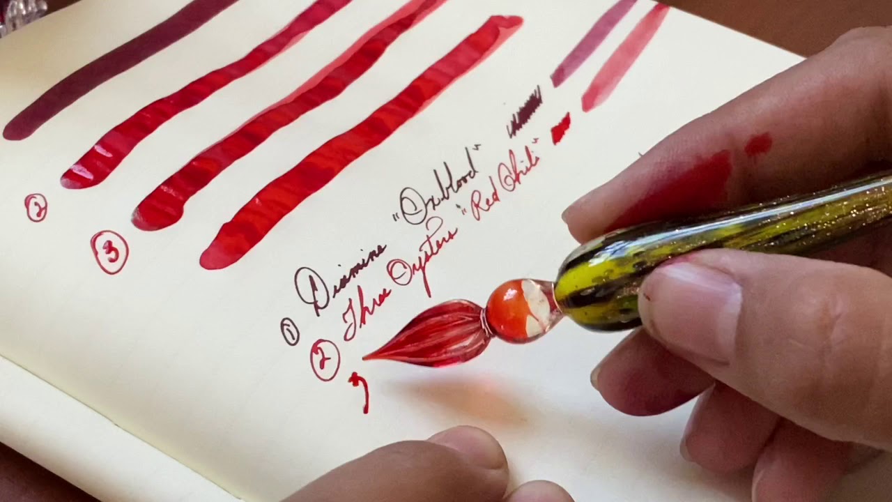 Ink Exploration: Four Reds