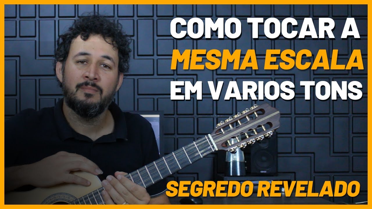COMO TOCAR A ESCALA EM QUALQUER TOM  | Viola  Caipira | Tião Carreiro | Como Tocar| Solo | Aula