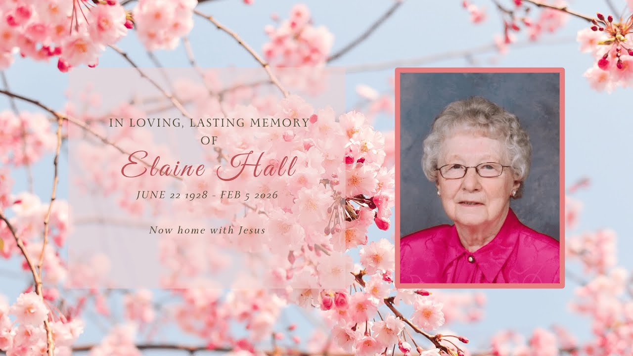 Celebration of Life of Elaine Hall (June 22, 1928 - February 5, 2026)
