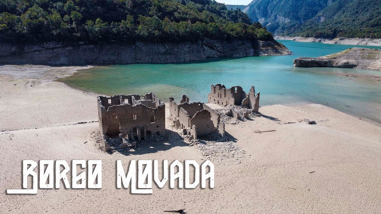 Il Borgo sommerso Movada visto dal Drone