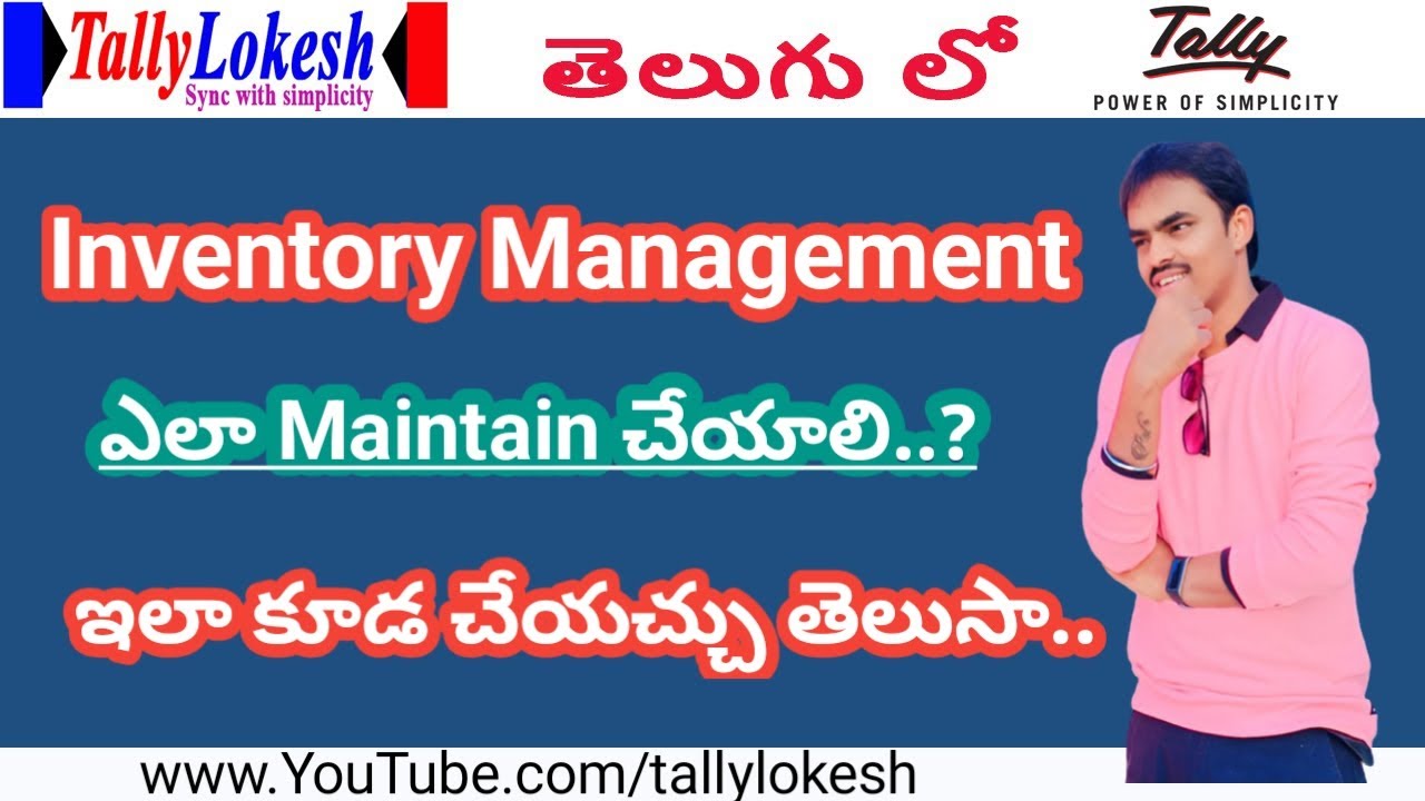 How to Post Inventory Transactions in Tally Prime Telugu