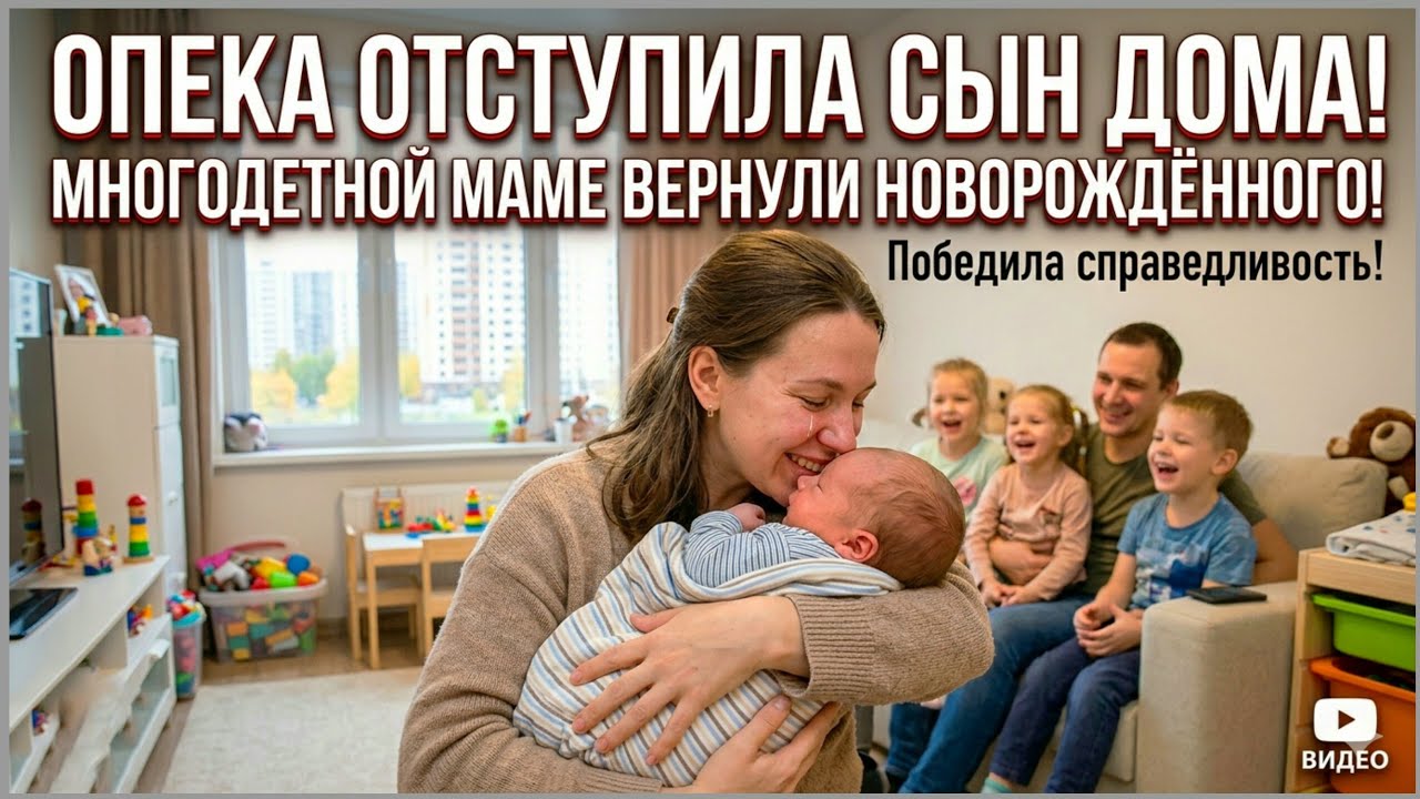 Многодетной матери из Ленобласти вернут ребёнка, которого отказались отдать в роддоме.