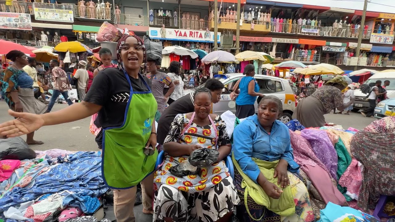 The BUSIEST MARKET in Ghana \ COST of LIVING in West Africa