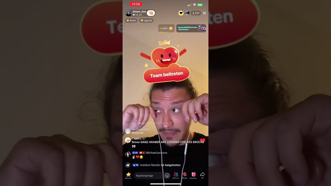 ÜLMEN WAR LIVE UND MACHT ANSAGE AN PAPAKRALLE & ARAFAT & YASSER ABOU CHAKER