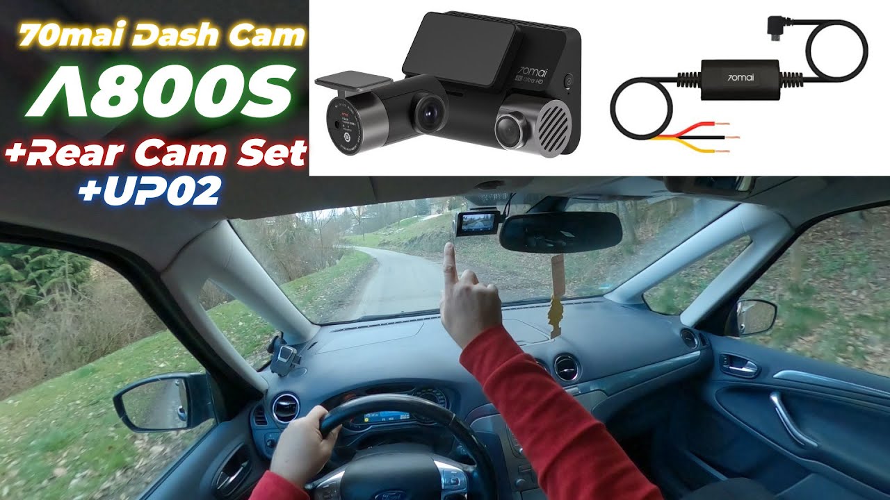 70mai A800S + RC06 + UP02 - Ford Galaxy | S-Max - Montaż - Kamera Samochodowa
