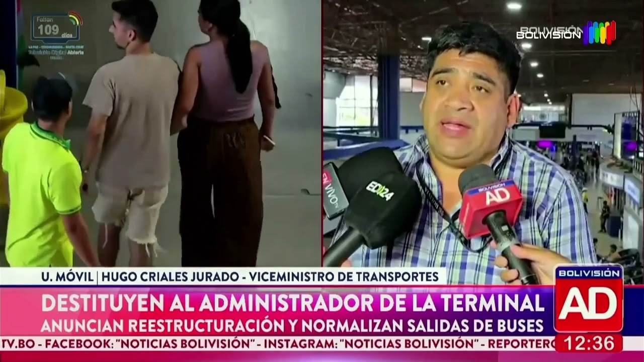 La destitución del administrador de la Terminal restablece las salidas de buses