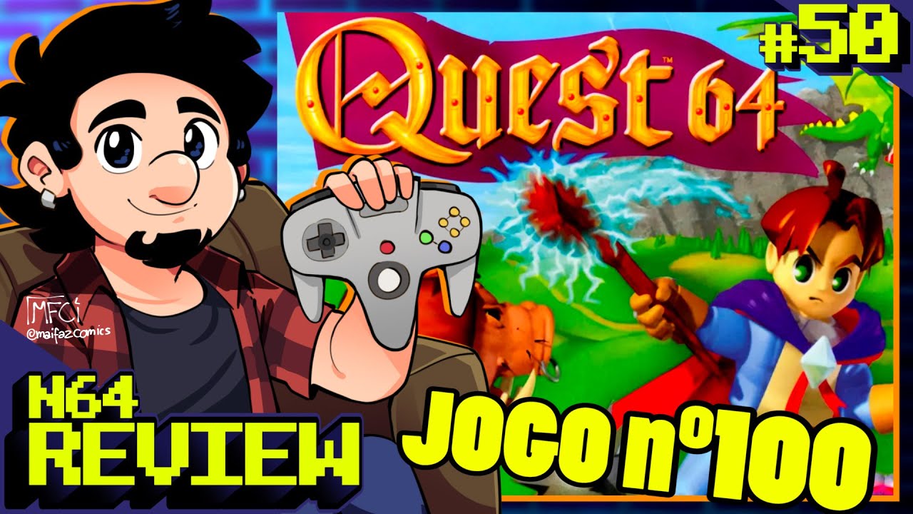 Zerando64 - Quest 64 | Especial 100 Jogos Zerados (an&aacute;lise)