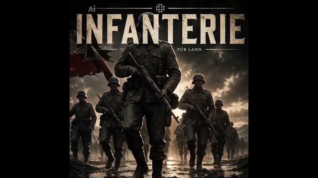 INFANTERIE &ndash; Marsch aus Stahl und Feuer | Deutschrock / Metal (OFFICIAL AUDIO)