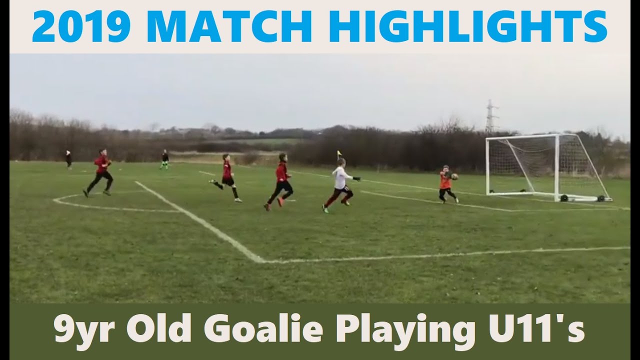 9yr Old Goalkeeper Match Highlights | Young Goalie Football Match Footage | 1st Match of 2019