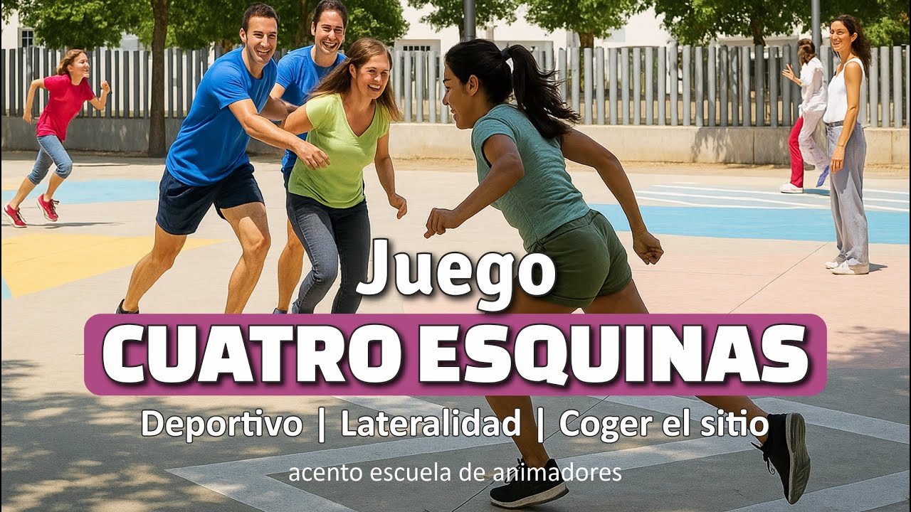 Juego 𝑪𝑼𝑨𝑻𝑹𝑶 𝑬𝑺𝑸𝑼𝑰𝑵𝑨𝑺. Deportivo | Reacción | Equipo | Dinámica de Grupo | Campamento