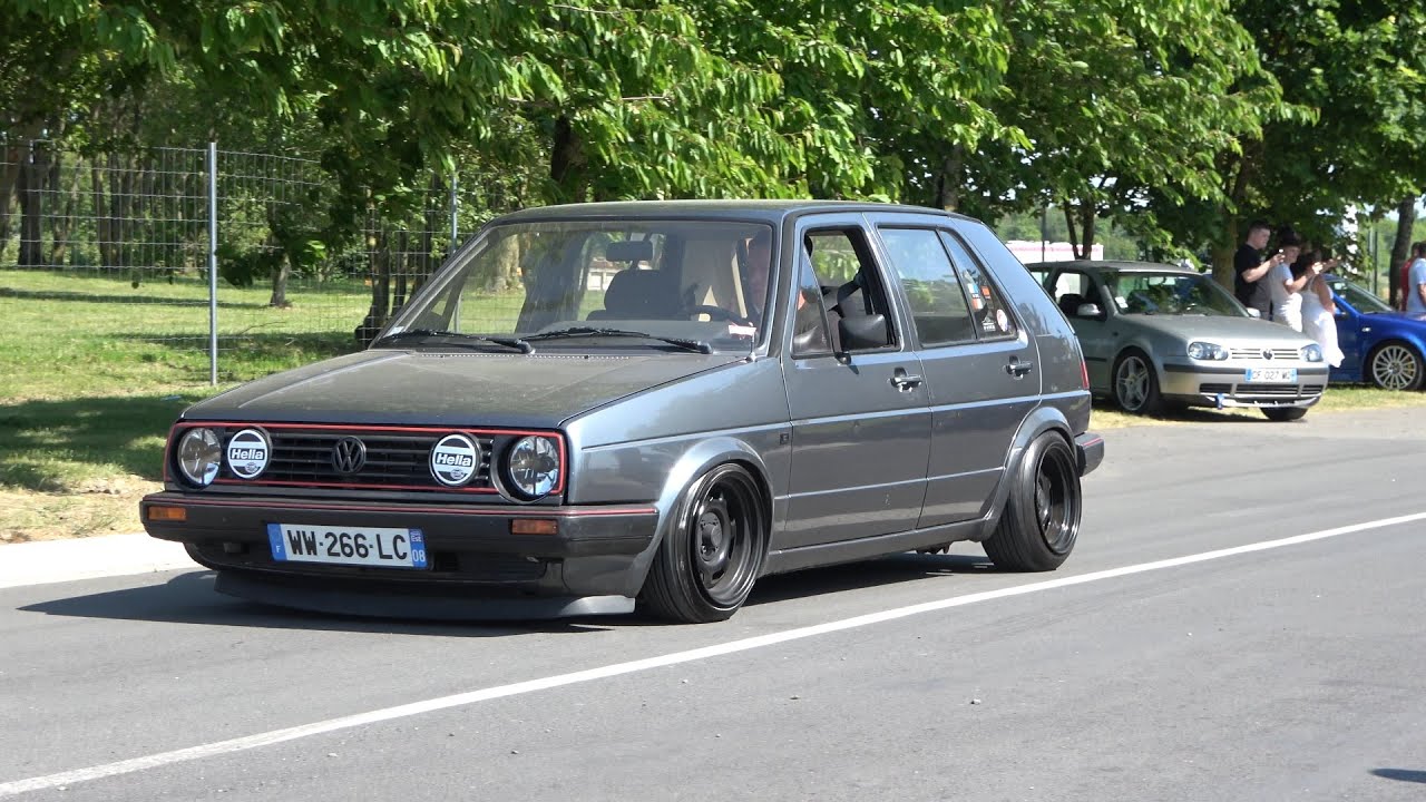 Tuner Cars Leave A Car Show *Vw Days Club Golf IDF 2023* part 5/6