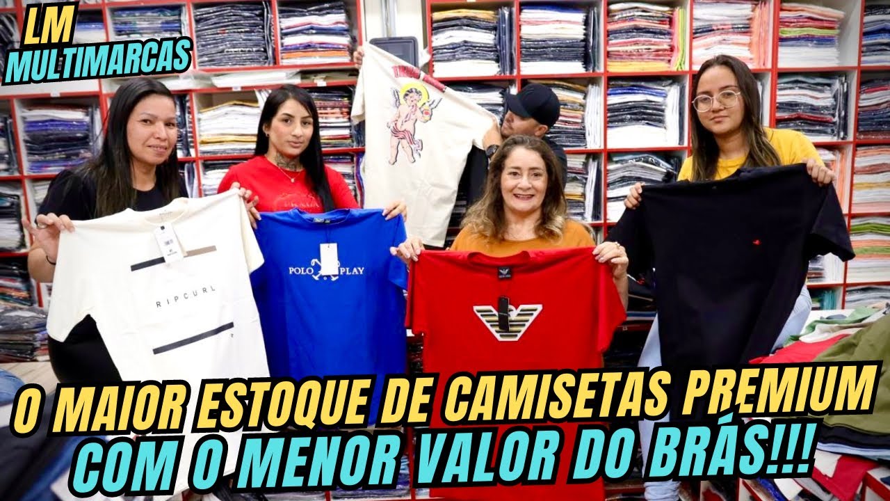 🔥 FORNECEDORA DE CAMISETAS PREMIUM COM MILHARES DE MODELOS EXCLUSIVOS COM PREÇO BAIXO! #brás #moda