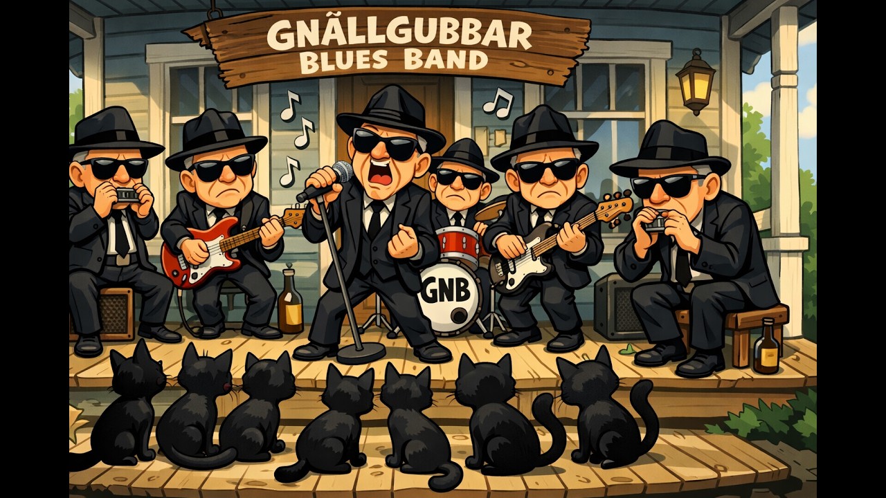 Gnällgubbar Blues Band - Ju äldre jag blir (en bluessång med driv på svenska)