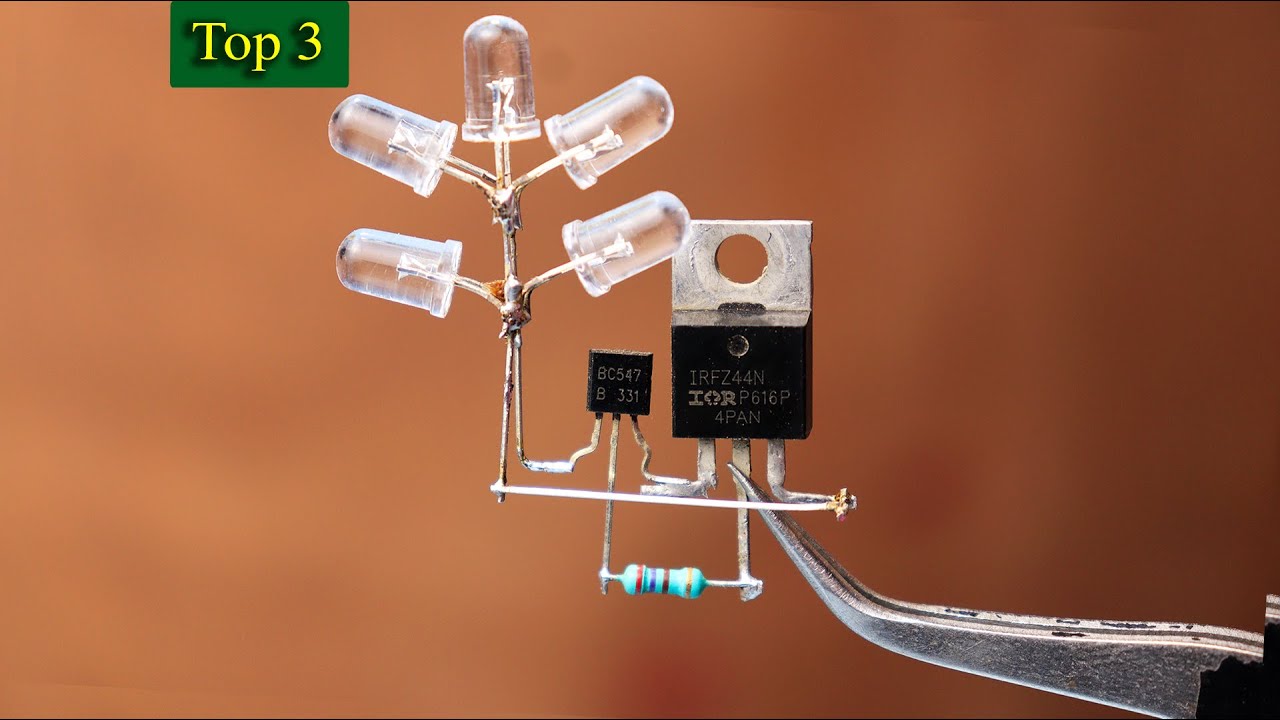 Top 3 Electronic Projects For LED Lights || Utsource