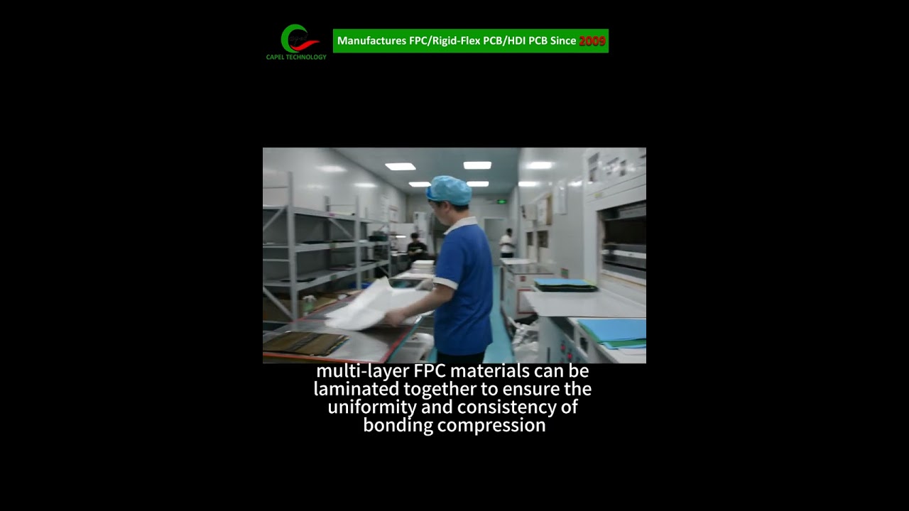 The Lamination Process of Multilayer Flexible Circuits Manufacturing Process.