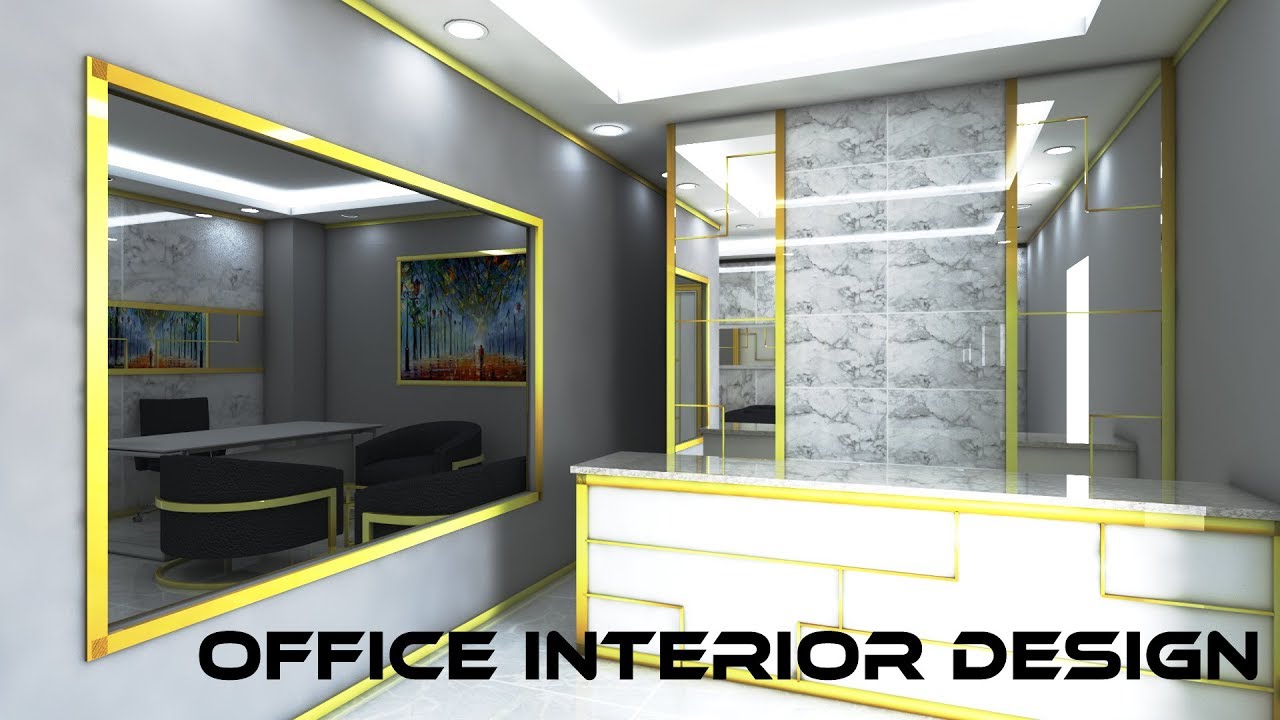 Office Modeling Design in 3Ds Max | Vray Render Material