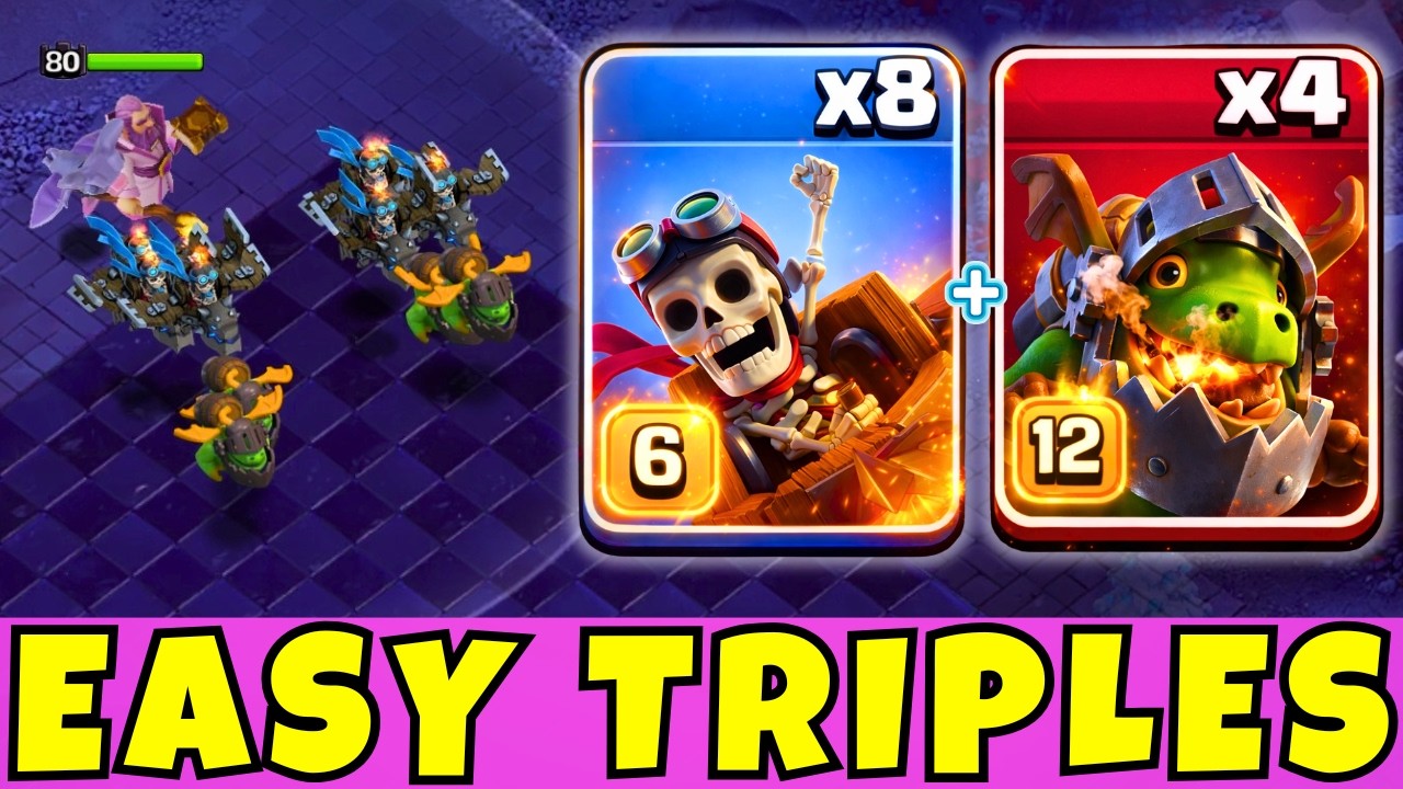 Mass Dragon Rider Spam is INSANE - Best Army for Legend League TH 18 (Clash of Clans)