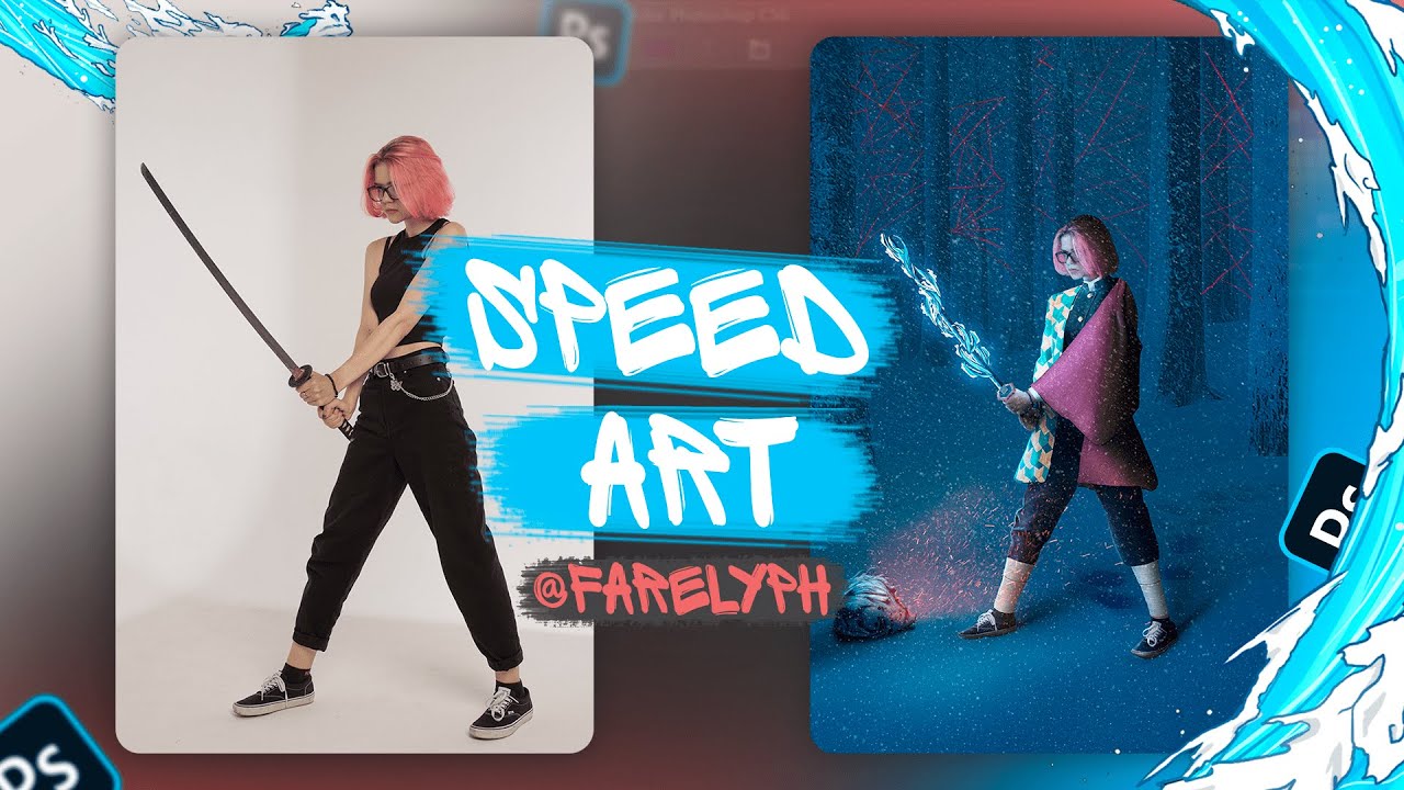 SPEED ART PHOTOSHOP |FARELYPH КОНКУРС 50k|