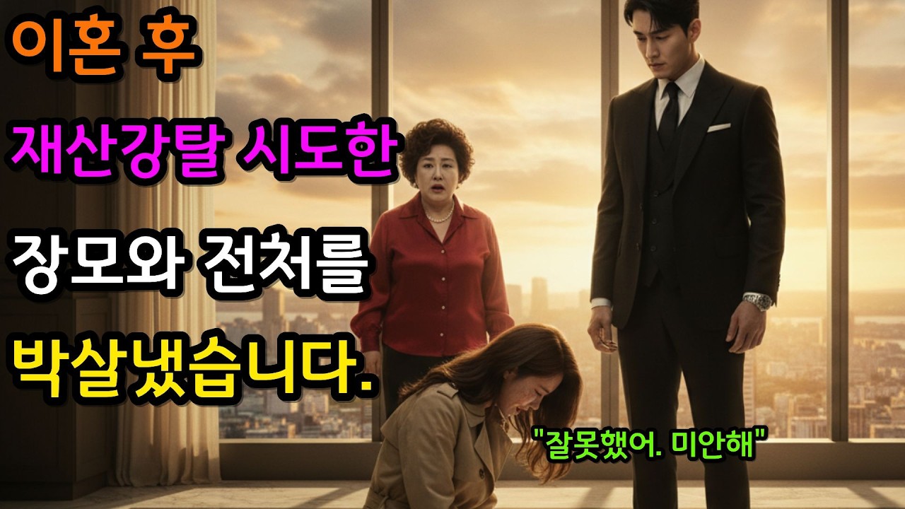 【반전사연】 보육원 출신하고는 못 살겠다며 남편 버리고 불륜남과 도망친 아내. 1년 뒤, 남편이 3000억대 자산가임을 알게 되자 무릎 꿇고 빌기 시작했습니다.