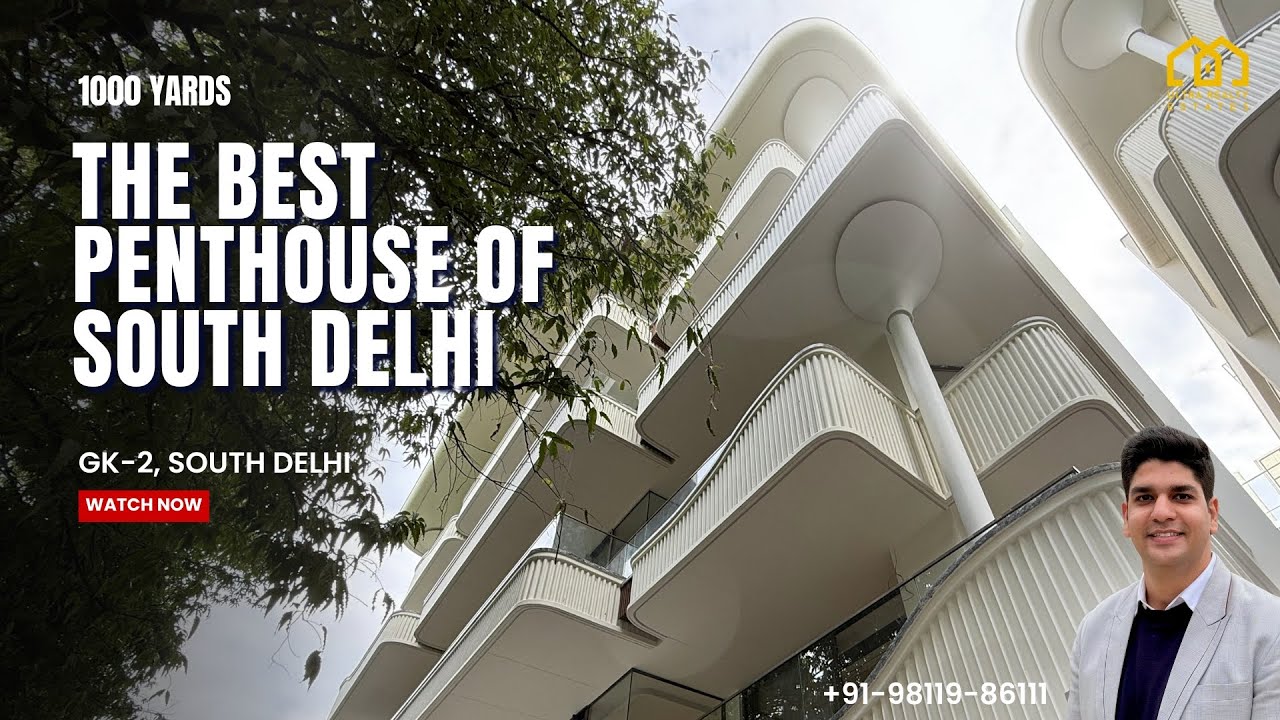 WE HAVE THE BEST PENTHOUSE OF SOUTH DELHI | 1000 Yards Luxury House in Greater Kailash 2 GK2 #URE
