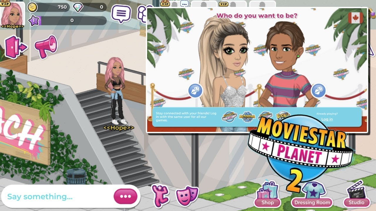PLAYING MOVIE STAR PLANET 2!! *MSP 2 IS OUT*
