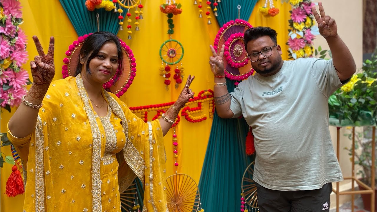 Batna ‘’’’’haldi and tel chdhan vlog 🥰😍☺️dance full enjoyment 