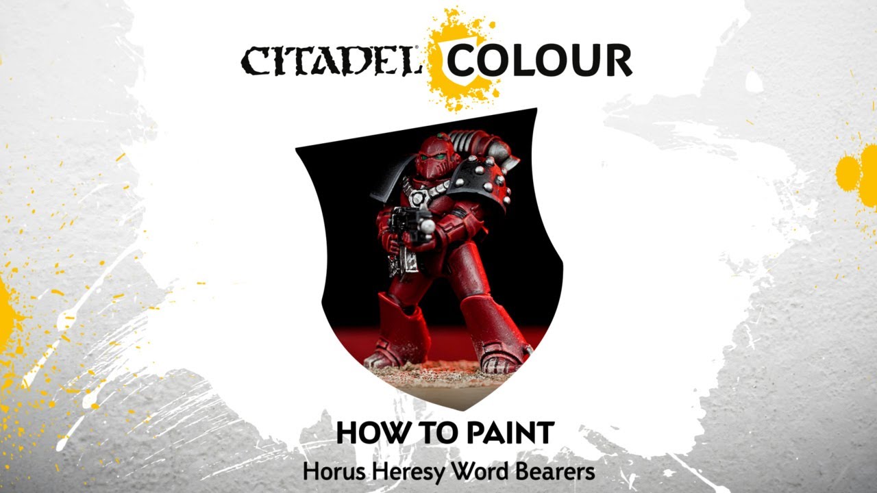 How to Paint: Horus Heresy Word Bearers