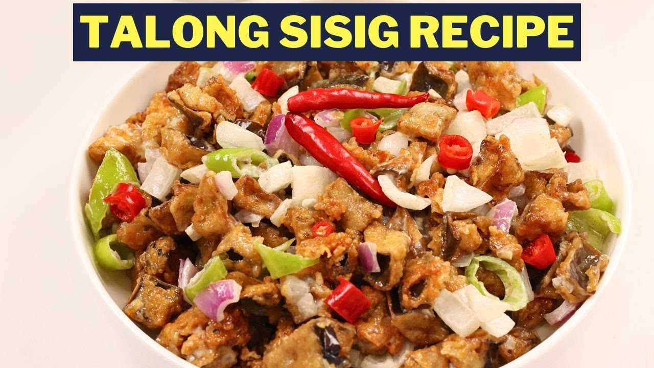 SISIG TALONG / TALONG SISIG RECIPE