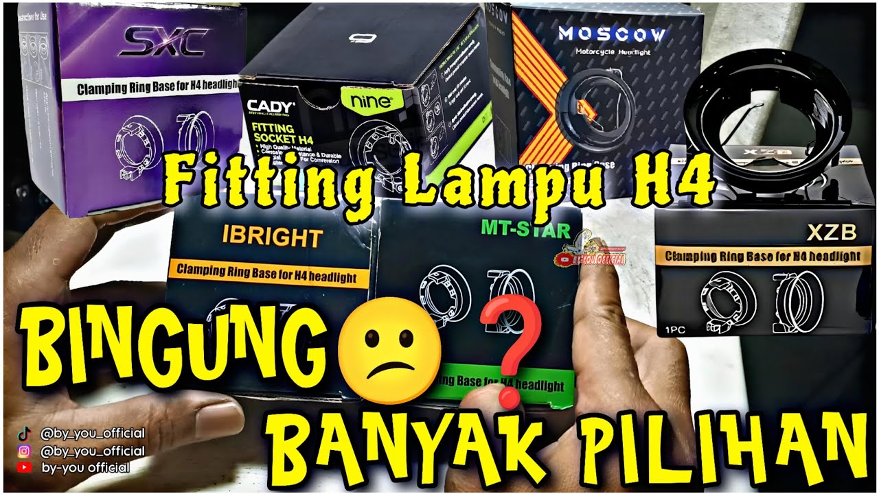 DUDUKAN LAMPU H4 ‼️ BANYAK PILIHAN MERK JADI BINGUNG #h4 #lampuh4 