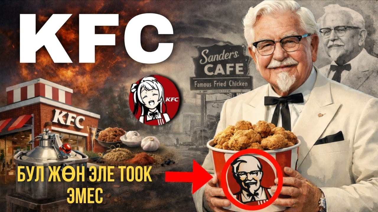 Дүйнөнүн ар кайсы бурчунан адамдарды бир жерге чогулткан даам — KFC. Полковник Сандерстин ийгилиги.