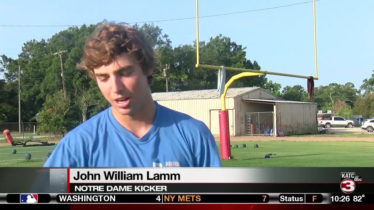 KATC's Super 16 - Notre Dame K John William Lamm
